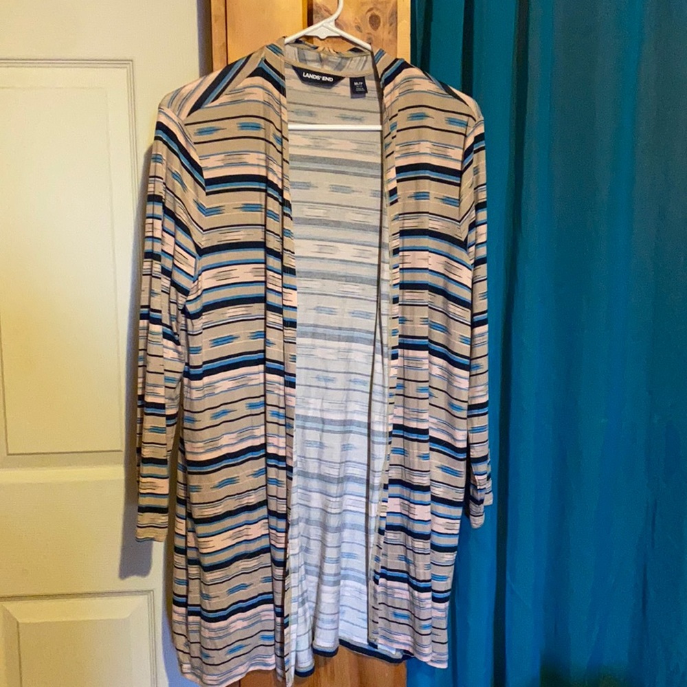 Lands end long shirt robe